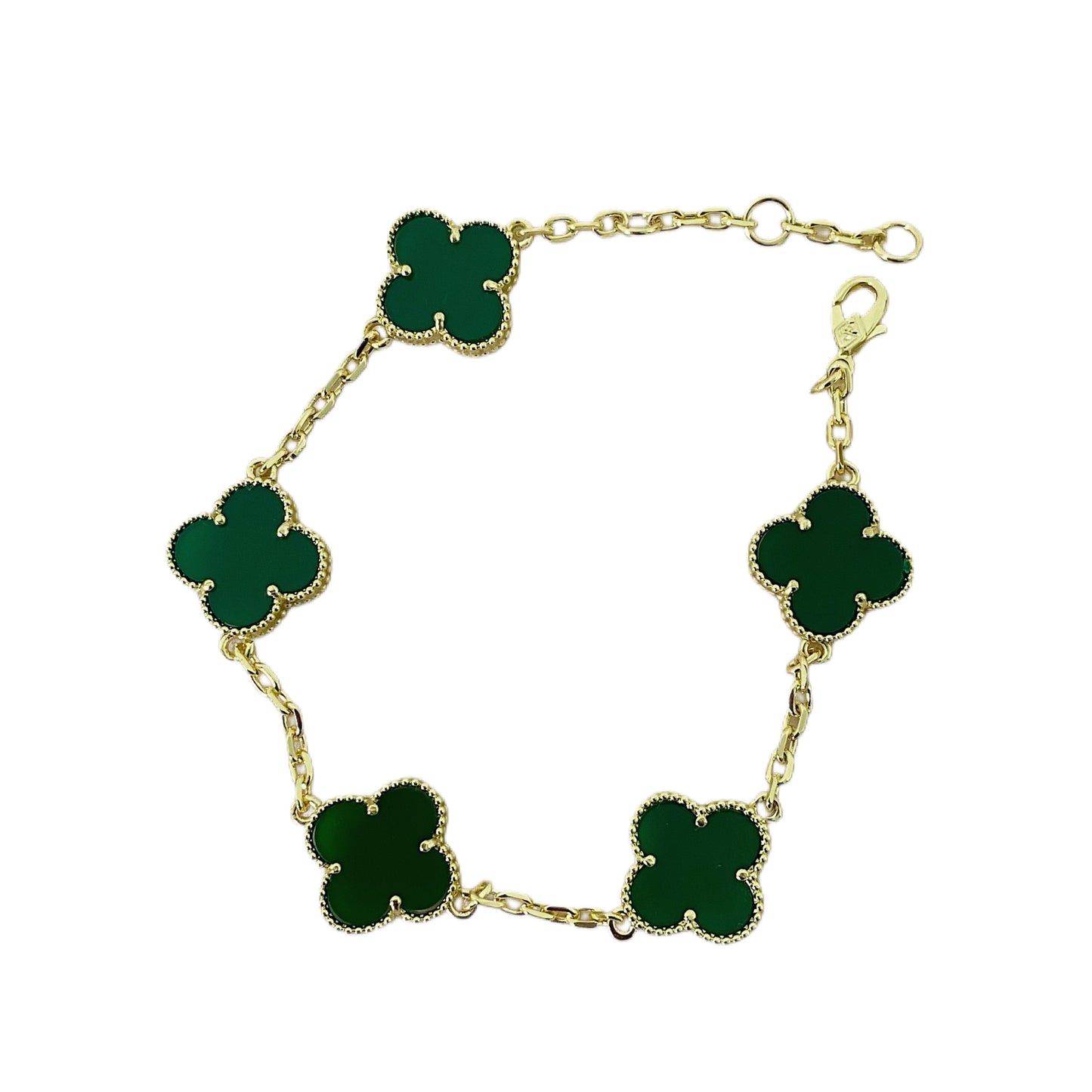 Pulsera trébol verde